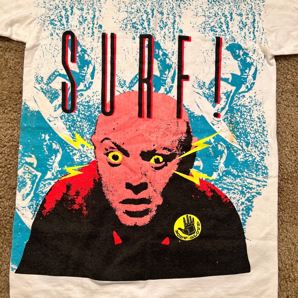 Rare Vintage Body Glove Surf! Graphic Tee - Single Stitch - Picture 2 of 8